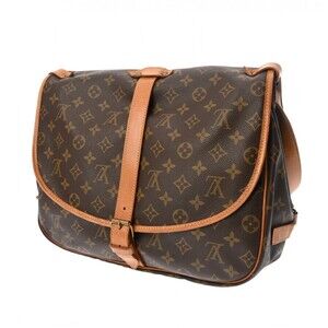 Louis Vuitton Bag Saumur Monogram Brown Canvas Shoulder